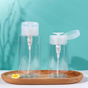 PP Plastic Screw Cap Makeup Remover Bottle with Flip Top