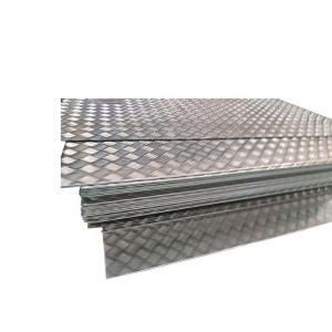 1050 1060 3003 Big Small 5 Bars Diamond Aluminum Trailer Flooring Checked Plate