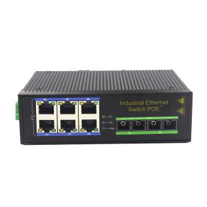 UT26FP-SC20 unmanaged industrial 6x10/100Base-Tx POE+ 2x100M-Fx SC ethernet