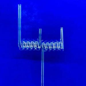 Factory Custom High Temperature Resistant Transparent Quartz Spiral Pipe