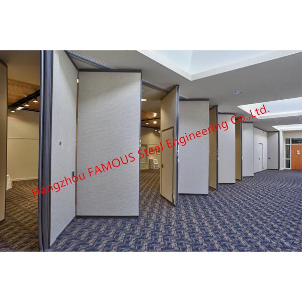 Buy Panel Folding Fabric Doors Soundproof Fast Sliding Wall Partition Doors For Conference Room at wholesale prices