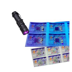 High-Security UV Reveal Labels – Hidden Text and Patterns Appear Under