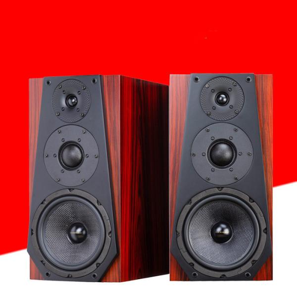 Immaculate Sound Wooden Bookshelf Speakers with Other Power Source in Wooden Box