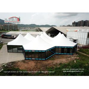 Aluminum Frame Large Outdoor Event Tents Hexagon Module Square Tent