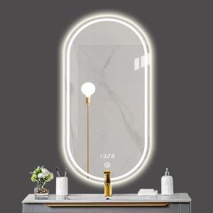 Silver Lenses Material Touch Control Led Retail Beat-room Mirror for Home
