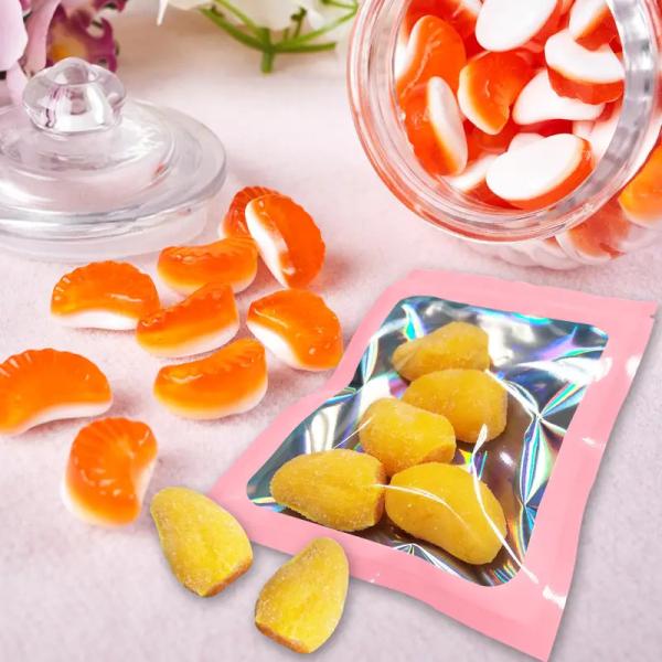 3.5Mil Custom Heat Seal Mylar Bags Odor Proof Zipper Closure