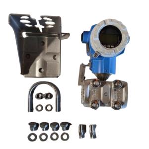 Pressure reducing and temperature station equipped with an Endress+Hauser