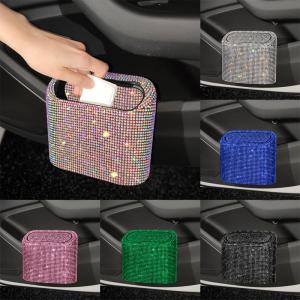 Buling Buling Diamond Selling Creative Portable Car Trash Can