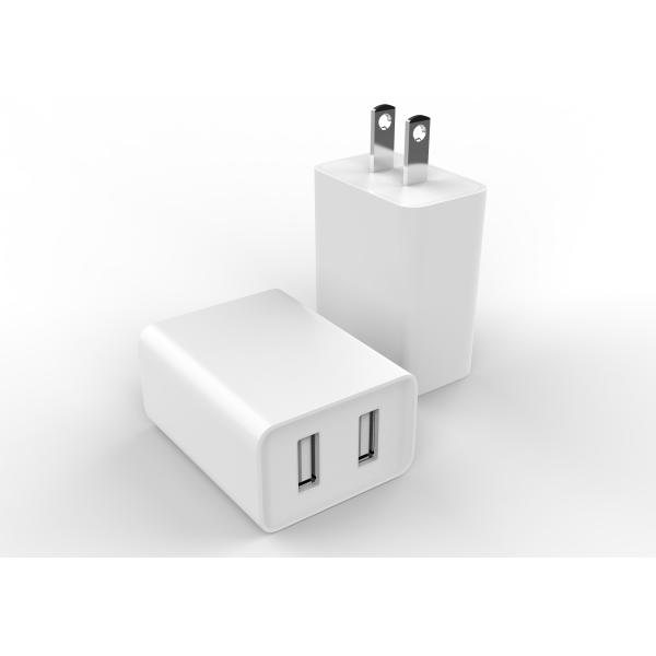 Buy Fixed Plug ETL 5V2.4A Dual USB US Travel Charger at wholesale prices