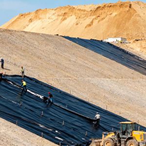 China High Strength HDPE Geomembrane Pond Liner Is Suitable for Tailings Storage and Sealing Projects on sale