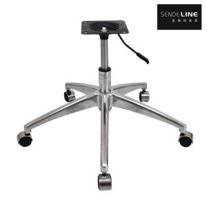 Ergonomic Spider Office Chair Metal Base Adjustable Aluminum Alloy Polished