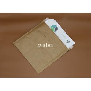 No Fading Kraft Paper Bubble Mailers PE Material With 2 Sealing Sides