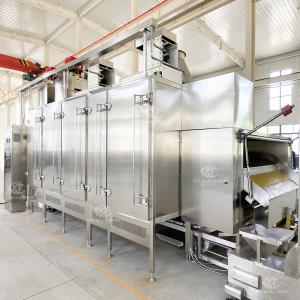 300kg/h-500kg/h Continuous Nuts Roasting Machine with Hot Air Circulation for