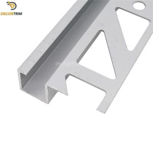 2500x11mm Metal Tile Trims , Aluminum Alloy Ceramic Tile Edge Profiles