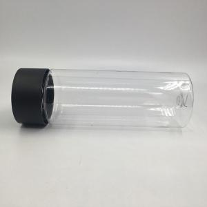 Insulated Tea Cup Beverage Bottle with Insulation Screw-on Lid Reusable Plastic