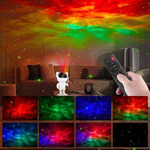 Kids Birthday Night Light Projector , Ceiling Galaxy Star Projector Astronaut