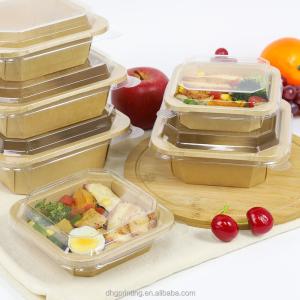 Kraft paper fast food takeaway octagonal customized eco-friendly biodegradable