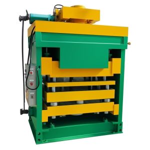 200-ton Pressure Double-layer Rubber Floor Tile Press Machine with High Output