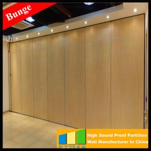 Quality Customized Wooden Acoustic Movable Partition Walls For Artgallery / Office for sale