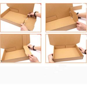 Fold Up Corrugated PMS Clothing Gift Box Custom Logo Mailer Shipping