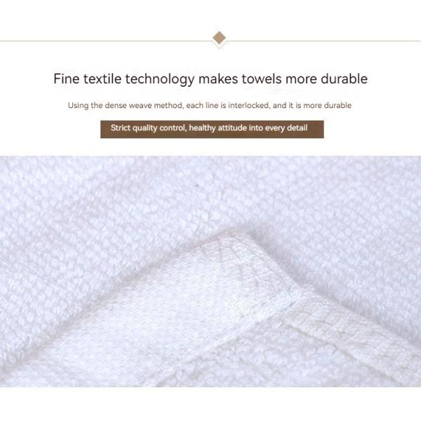 Customer Logo 600 GSM 100% Cotton Square Towel for Quick Drying and Soft Touch