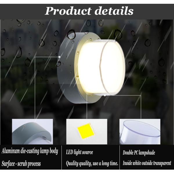 Creative waterproof aisle sconce corridor step round simple outdoor porch light(WH-HR-44)