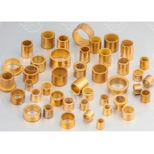 China Low Noise Oil Impregnated Brass Sleeve Bearing Excellent Wear Resistance on sale