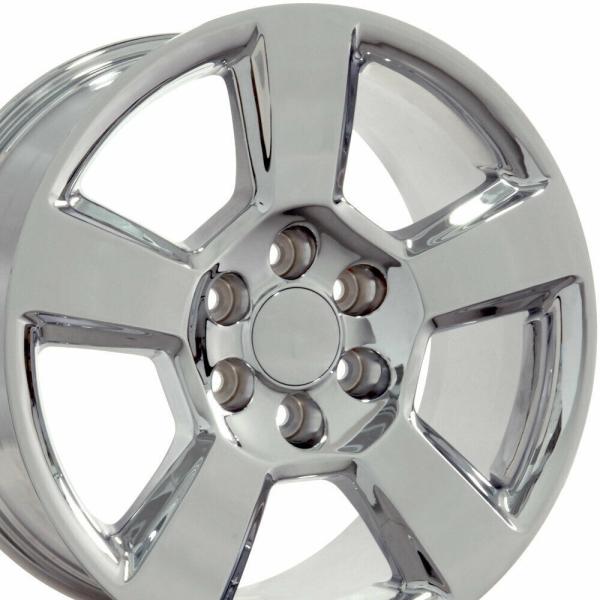 Buy Yukon Tahoe Silverado Sierra Chevrolet Replica Wheels Chrome 5652 20x9 at wholesale prices