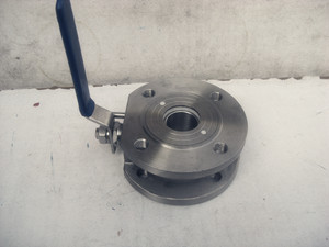 Full Bore Flanged 1000 WOG Ball Valve PN16 1 Piece Wafer Type
