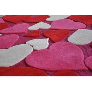 Flower carved Vivid Design Handtufted Acrylic Carpet