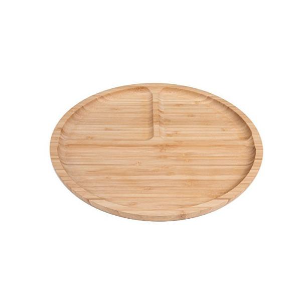 Buy Customized Design Natural Bamboo Serving Tray With Foldable Legs at wholesale prices
