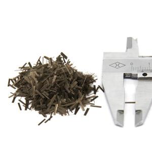 Asphalt Concrete With Brown Chopped Strand 3mm Basalt Fiber