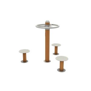 114mm Pipe Bodybuilder Impulse Outdoor Park Equipment Galvanized