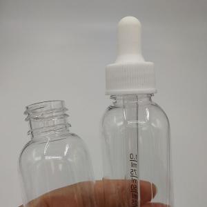 Black Glass Dropper Bottles With Printed Design