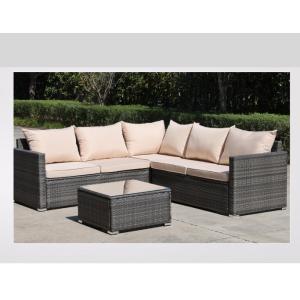Quality Rattan Sofa And Coffee Table Set Restaurant Chair Outdoor Table Store Cushion 6cm for sale