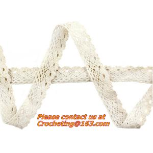 exquisite elastic stretch Crochet Lace trim handmade 7cm Cotton Lace