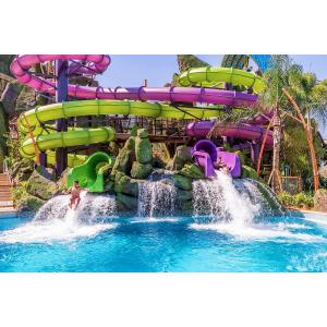 Water Aquatic Park Water Entertainment Equipment Fiberglass Slide