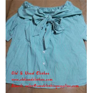 Quality Adults Used Womens Shirts Stretch Ladies Silk Skirt Secondhand Clothes for sale
