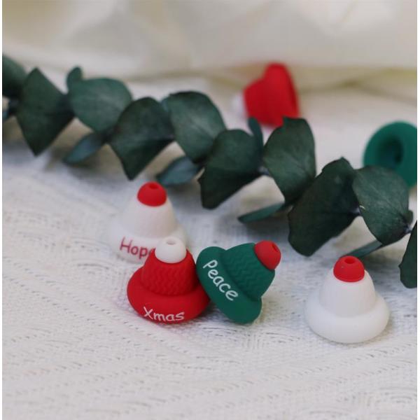 MOQ 200pcs Silicone Teething Bead Organic Silicone Teething Beads - Safe & Durable for DIY pens make key chain