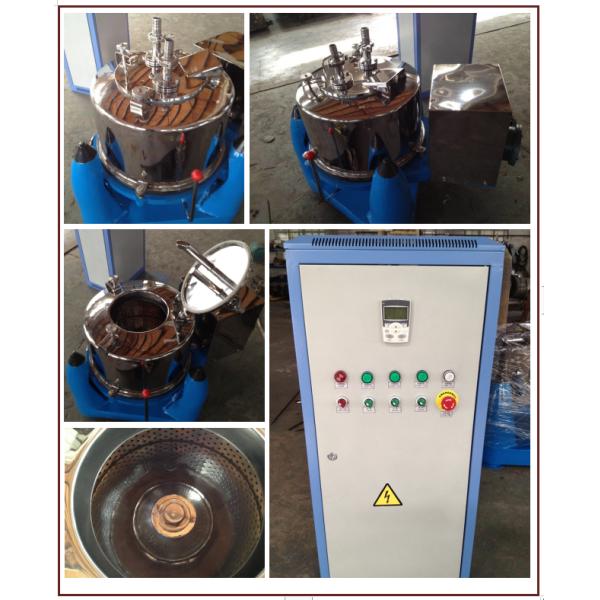 3 Column PTDM Manual Food Centrifuge / Filtrating Equipment with Intermittent Operation