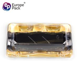 High quality PS square disposable japanese food sushi tray