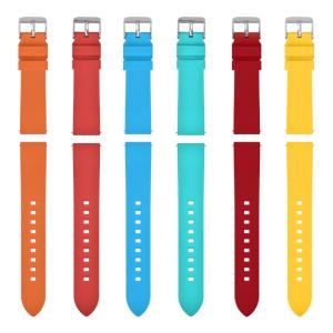 ROHS Quick Release 20mm Silicone Rubber Smart Watch Strap