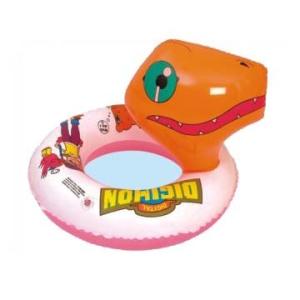 China Customized funny carton inflatable swimming ring with vivid animals head on sale
