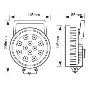 36W Switch Led Work Light