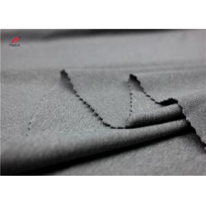 Weft Knit Polyester And Spandex Fabric Melange Single Jersey Fabric For