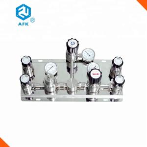 316 / Nickel Plated Brass Oxygen Control Panel , WL300 Argon Gas Manifold
