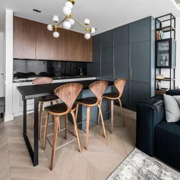 18mm MDF Modular Design Home Cabinet China Kitchen Furniture Luxury