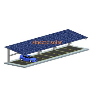 Quality Single Rows Cantilever beam Solar Carport Mounting System for sale