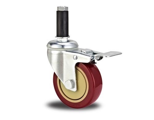 Buy Screw PU Caster with Brake at wholesale prices