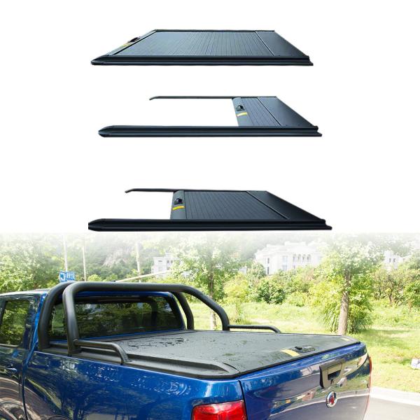 OEM Accepted Manganese Steel Hard Tri Folding Truck Bed Cover for Dodge Ram